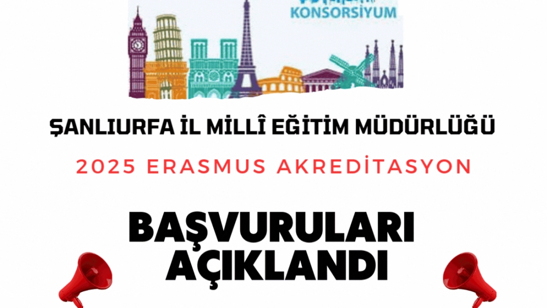 2025 ERASMUS AKREDİTASYON BAŞVURULARI AÇIKLANDI!